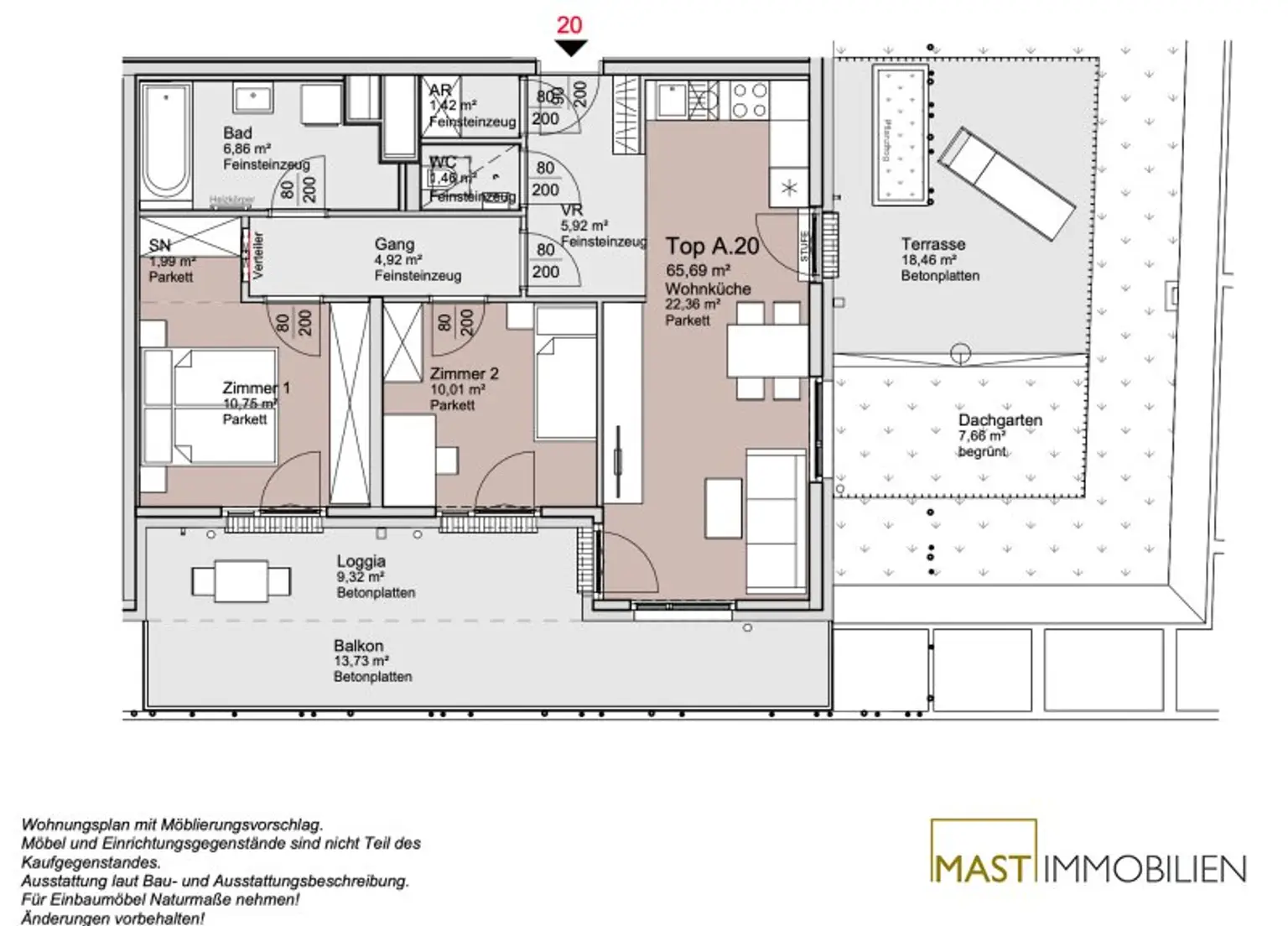 NEU - Provisionsfreie 3 Zimmer Gartenwohnung bei der Alten Donau!