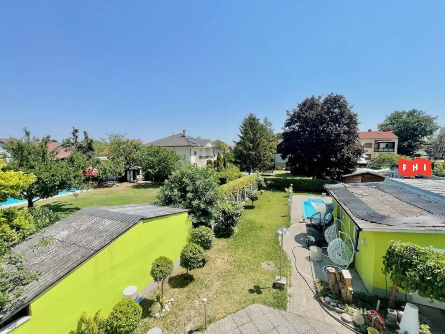 Erweiterbares 4 Zimmer Einfamilienhaus mit Garage, Pool & Gartenhaus