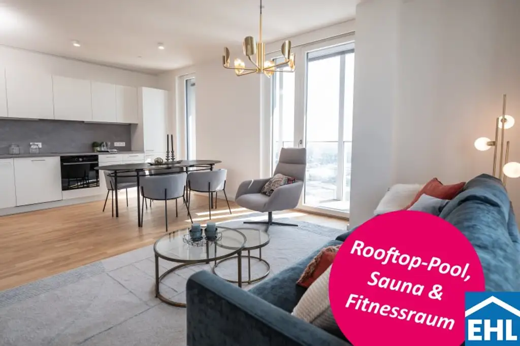 Rooftop Living bei der U1 Kagran – TOWER HOMES