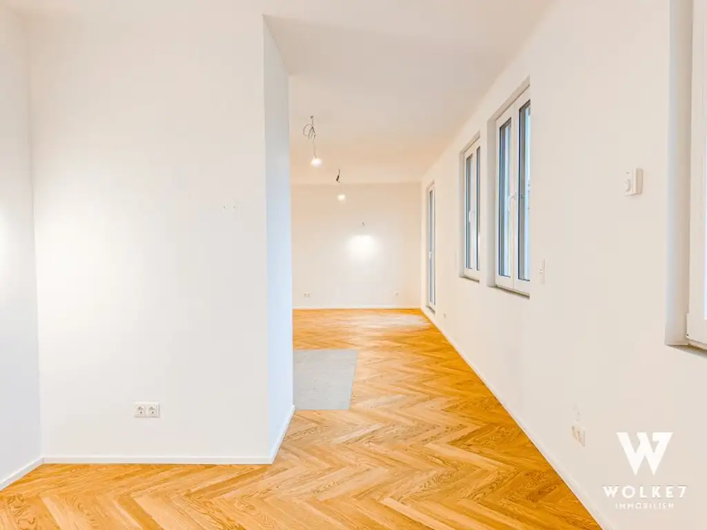 Stilvoll kernsanierte 2-Zimmer-Wohnung mit Stadtblick im 3. Bezirk Baumeisterqualität | Erstbezug nach Sanierung | 4. Liftstock | ca. 52 m²