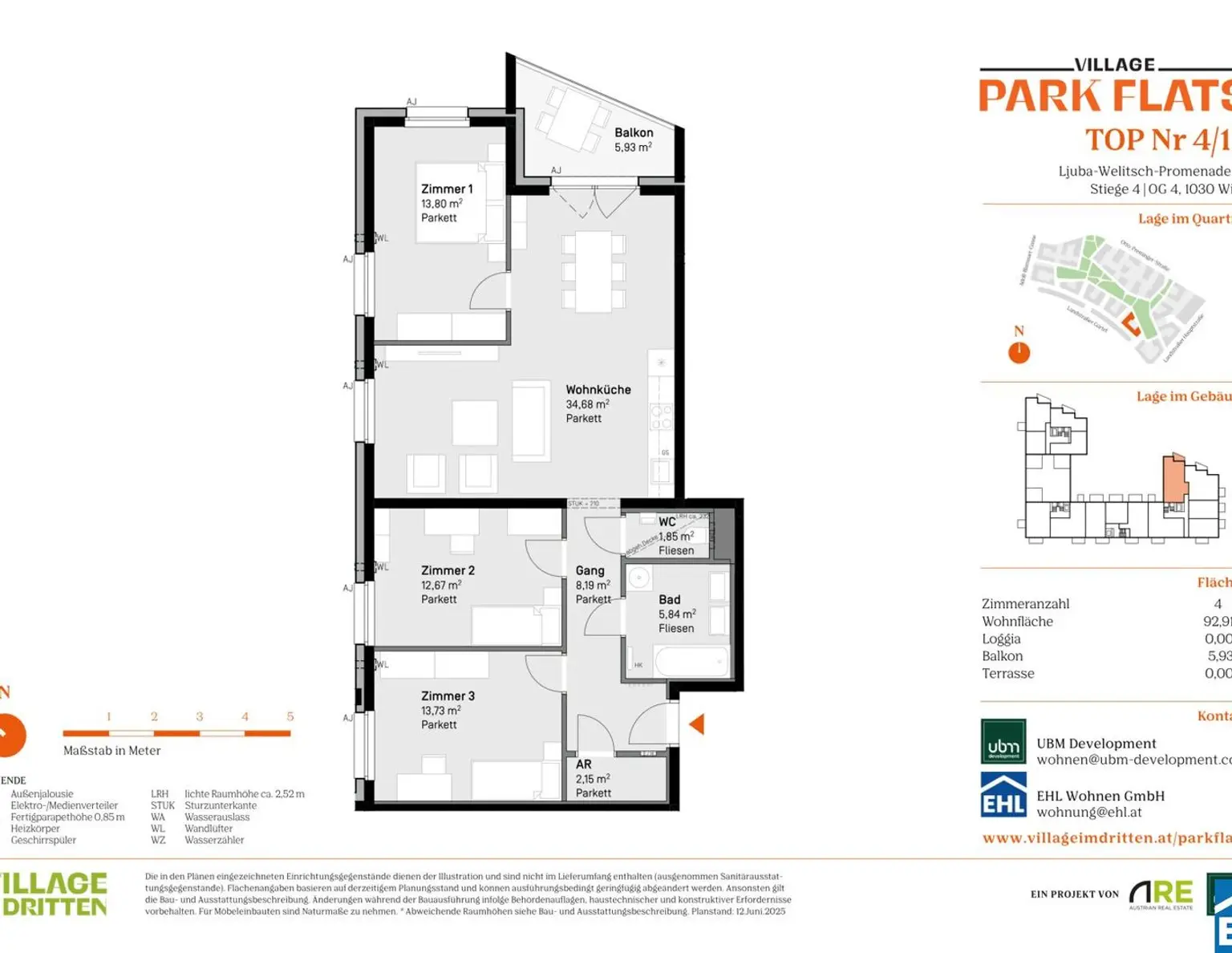 Anlage mit Potenzial: Modernes Wohnen in den PARK FLATS im 3. Bezirk