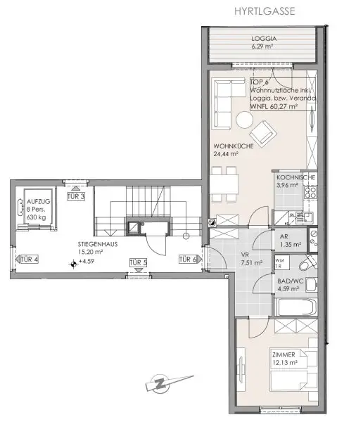 Attraktive 2-Zimmer Wohnung mit Loggia im 16.Bezirk - zu verkaufen!