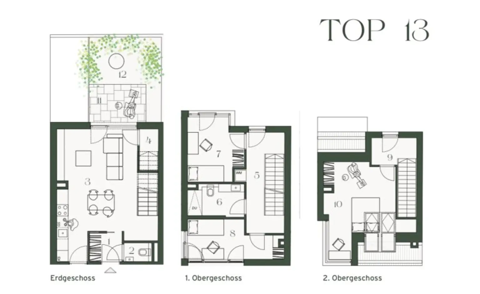Einmalige Chance: Modernes Townhouse mit zwei Eingängen!