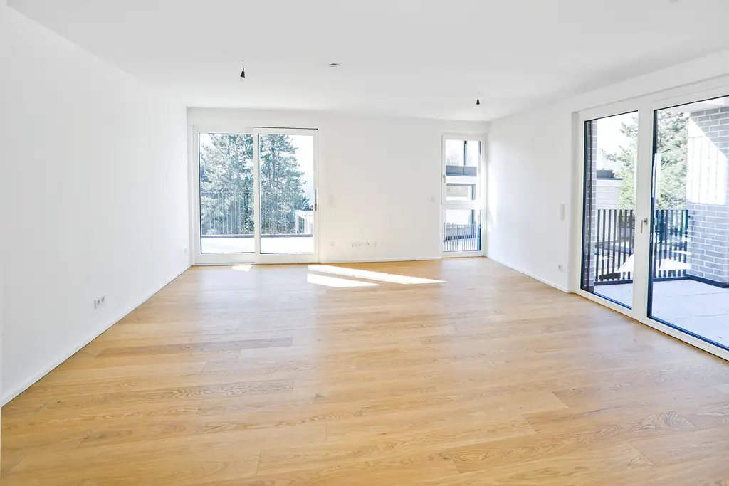 Sonnige 3-Zimmer-Gartenwohnung mit Terrasse & Garage – Erstbezug!