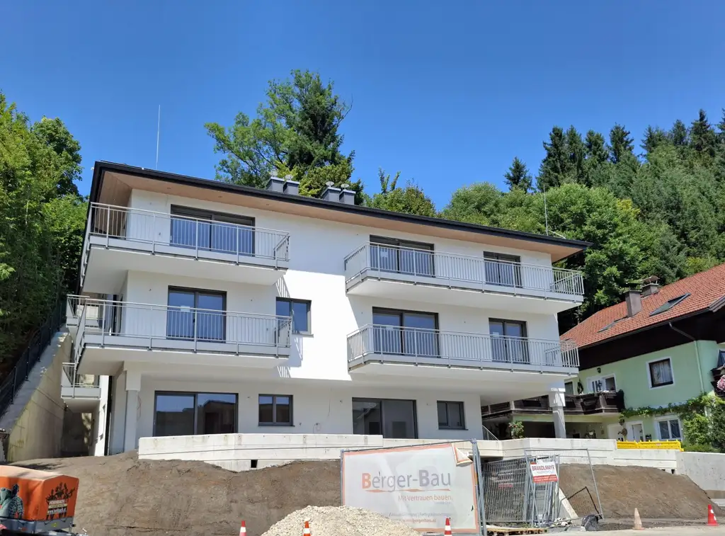 Exklusive 3-Zi-Neubauwohnung mit See- und Bergblick in Mondsee-Tiefgraben