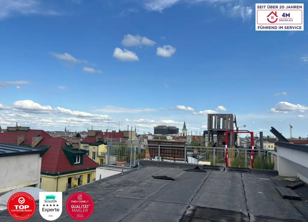 Eigenes exklusives Penthouse mit eigenem Liftzugang und privater 60m² 360° Dachterrasse - in 1170 Wien – Ihr neues Zuhause!