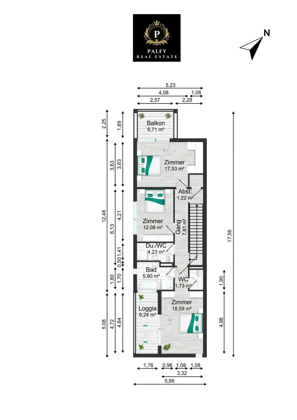 Grundriss 1OG