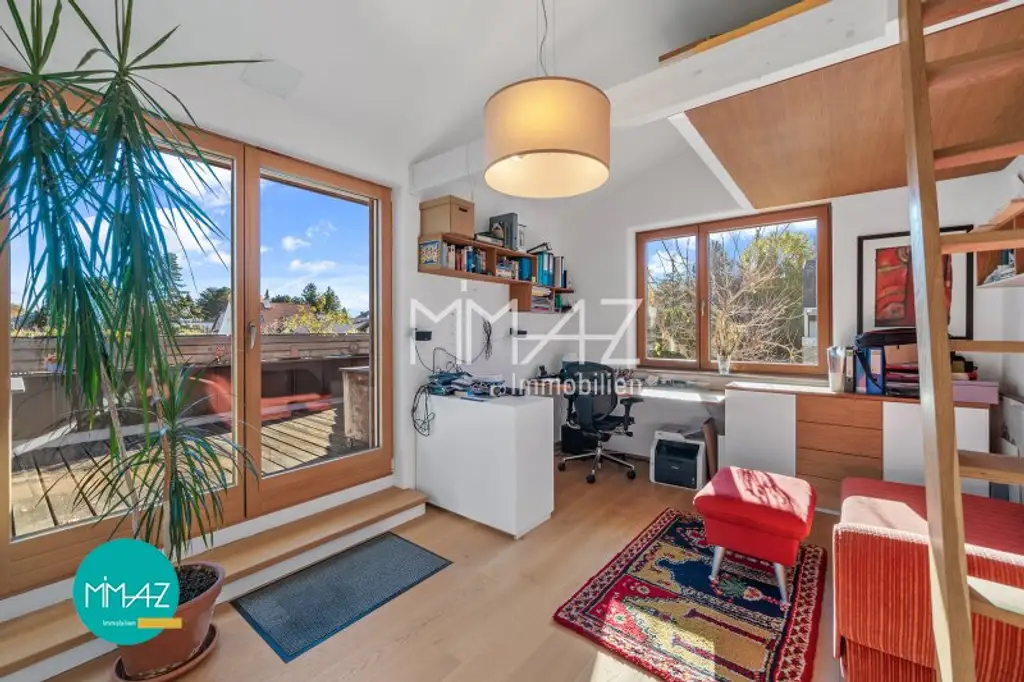 Großzügig • Hell • Außergewöhnlich! Lichtdurchflutetes Penthouse mit 3 Terrassen und Eigengarten! Weitblick inklusive!