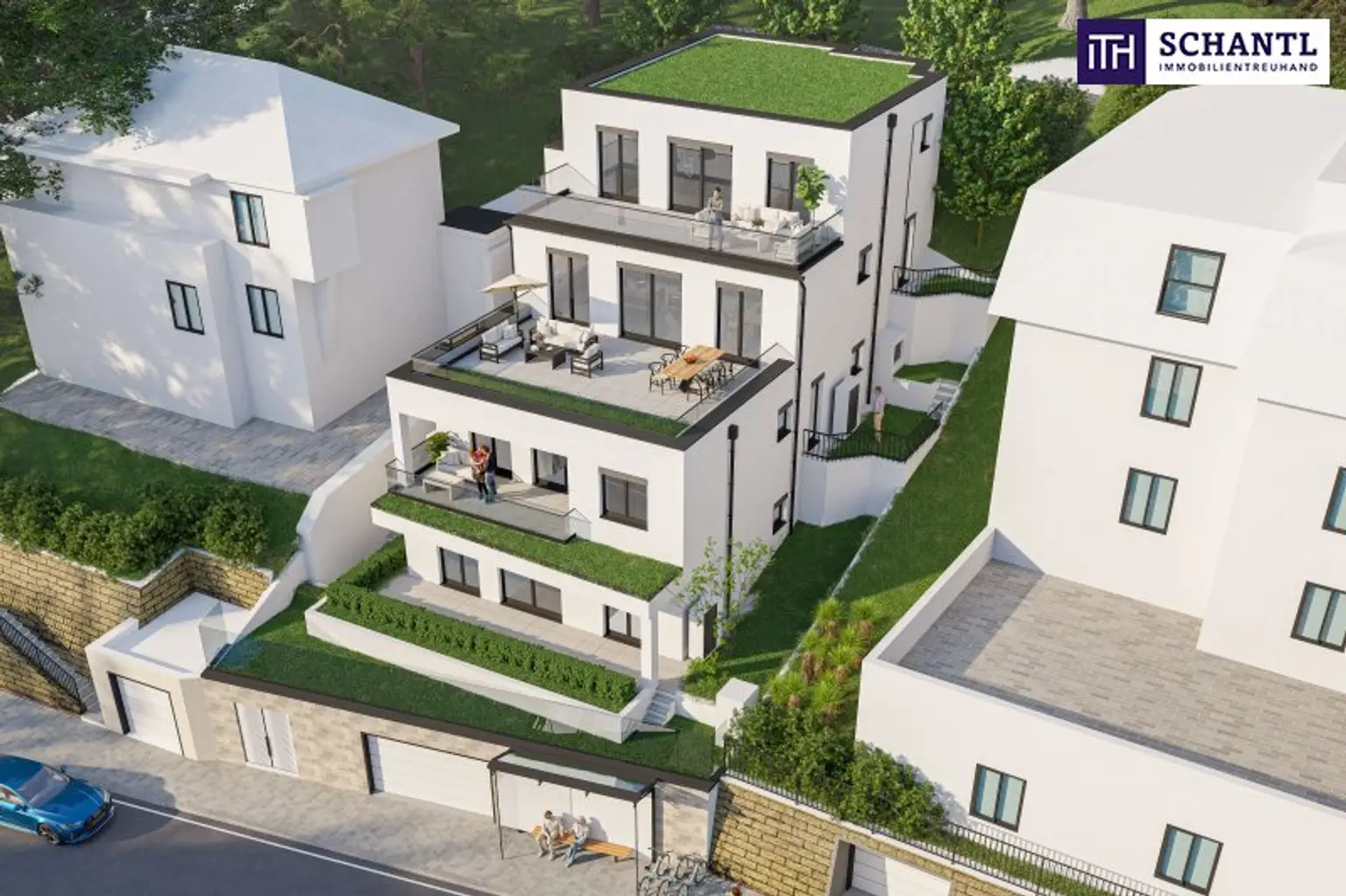 Hill Side – One Nine Six - Top 2 "Elegante Wohnung  mit Terrasse und kleinem Garten"