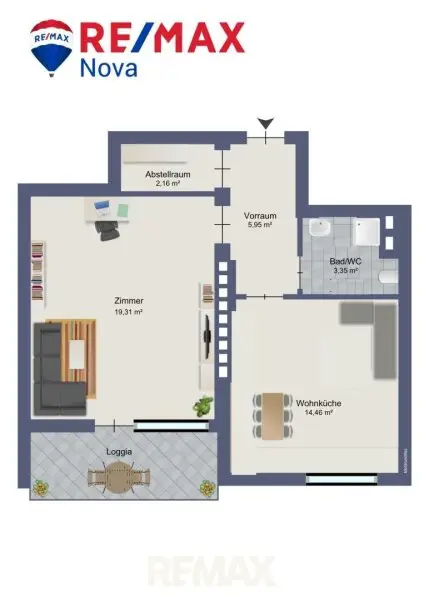Grundriss schematisch.