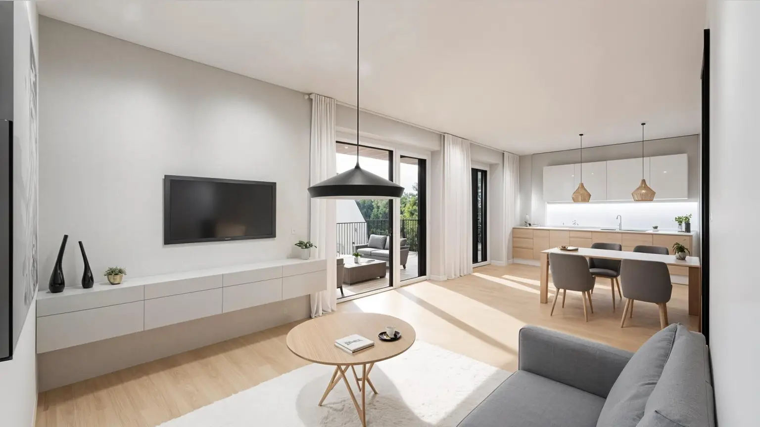 Helle 2-Zimmer-Wohnung mit Balkon – Erstbezug in Top-Lage