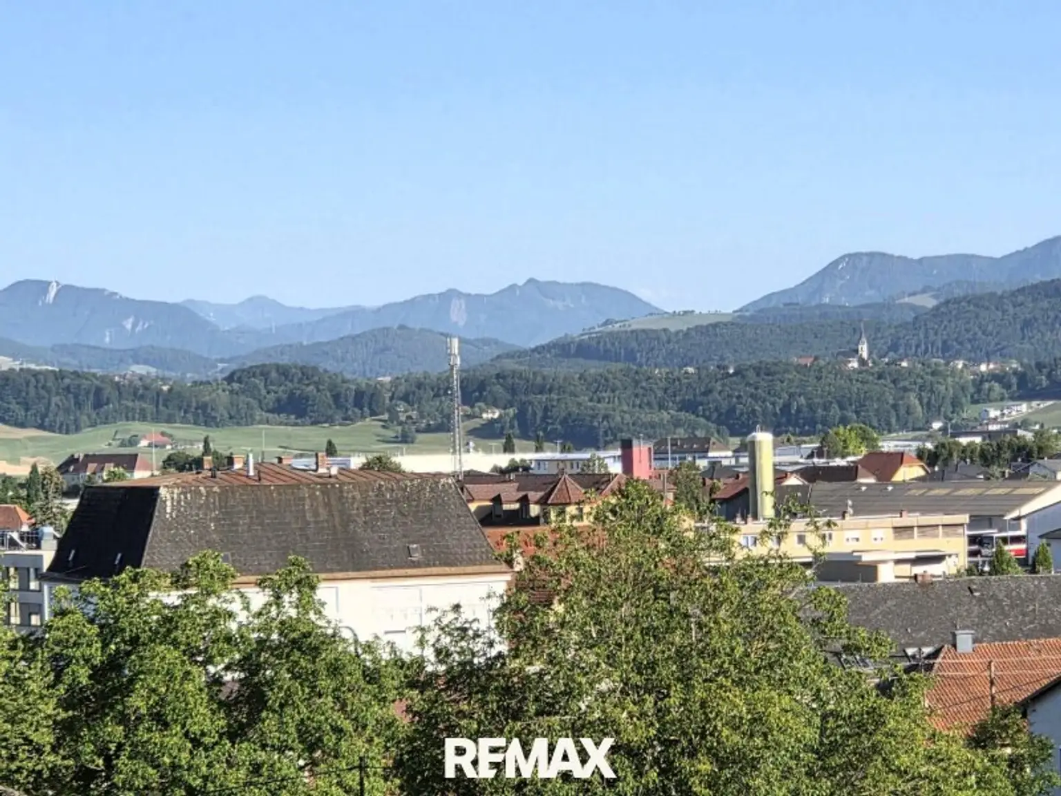 Aussicht vom Balkon