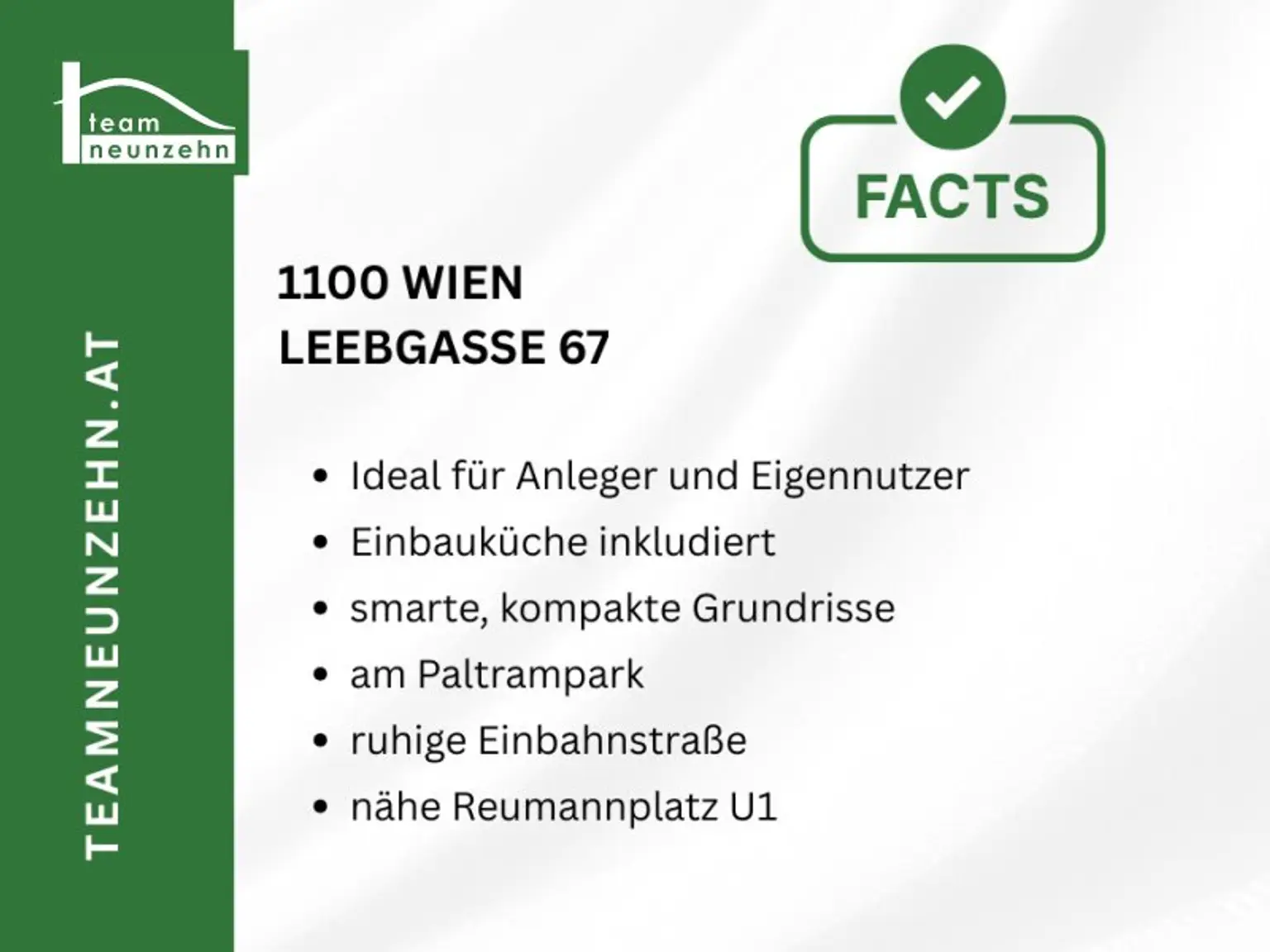 AUFLEEBEN – Modernes Wohnen mit inkludierter Einbauküche in ruhiger Seitengasse beim Paltramplatz – Ideal für Anleger!
