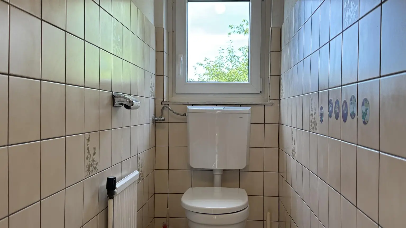 WC mit Fenster