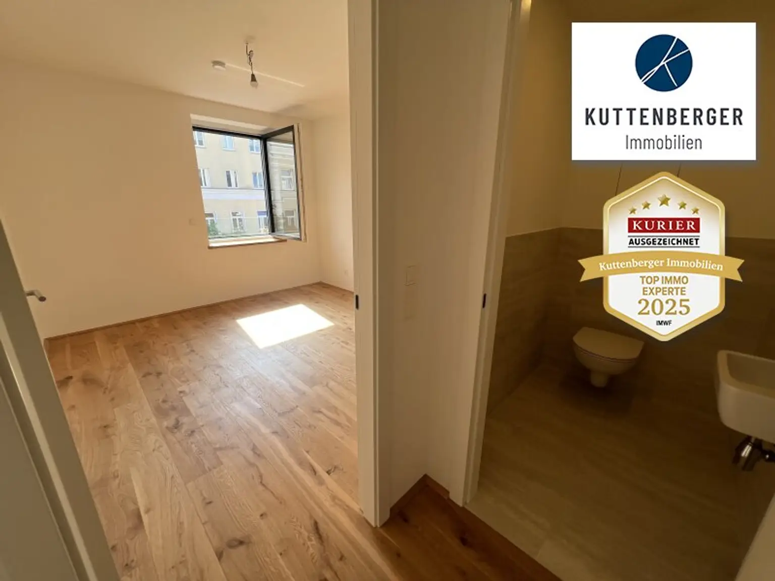 *Superprojekt: "Über den Baumwipfeln" Top 43  Erstklassige 3-Zimmer Wohnung mit Blick auf die Kastanienbäume + Balkon