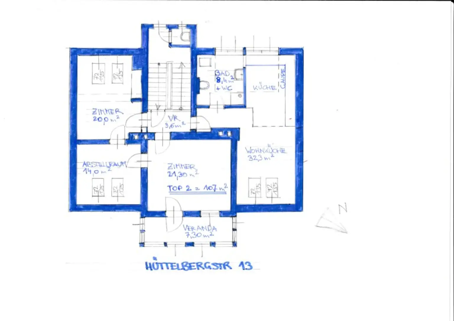 Gemütliche Dachgeschoss-Wohnung | Veranda | Grünlage | gute Verkehrsanbindung