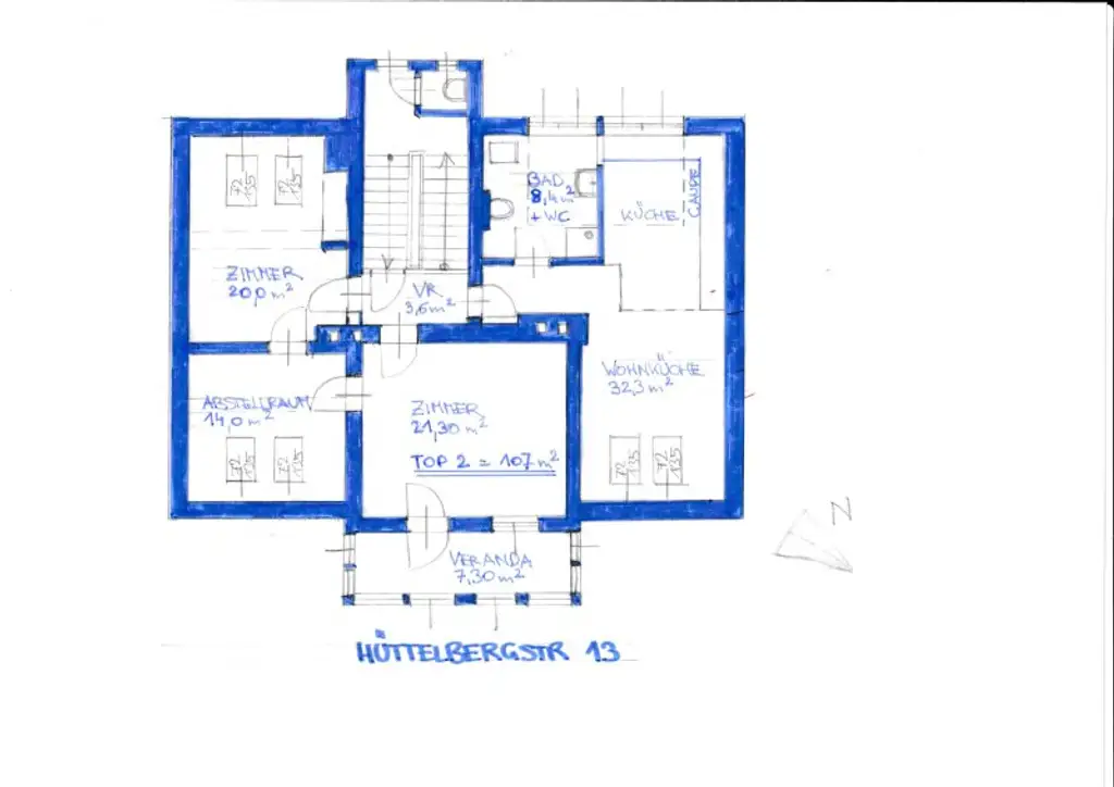 Gemütliche Dachgeschoss-Wohnung | Veranda | Grünlage | gute Verkehrsanbindung