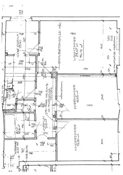 Schöne, sonnige und ruhige 94,00m² 3 Zi Wohnung mit Loggia in Klagenfurt - Karl-Marx-Straße