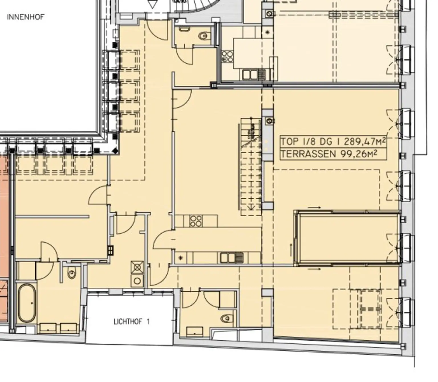 Grundriss Top 8 1.DG