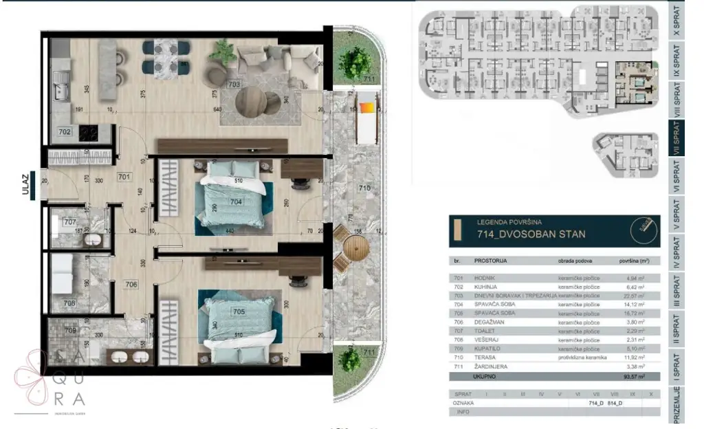 Eleganz am Meer – Apartment 614 in Bar