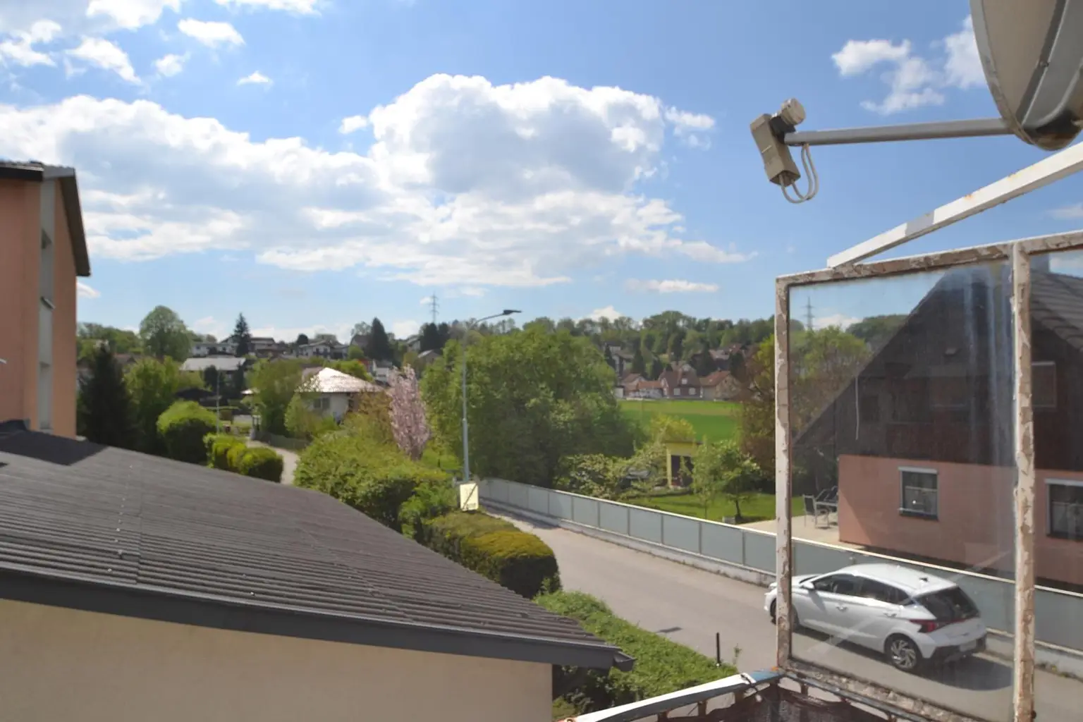 Blick vom Balkon nach Süden