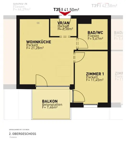 Grundriss: Drygalskiweg 59