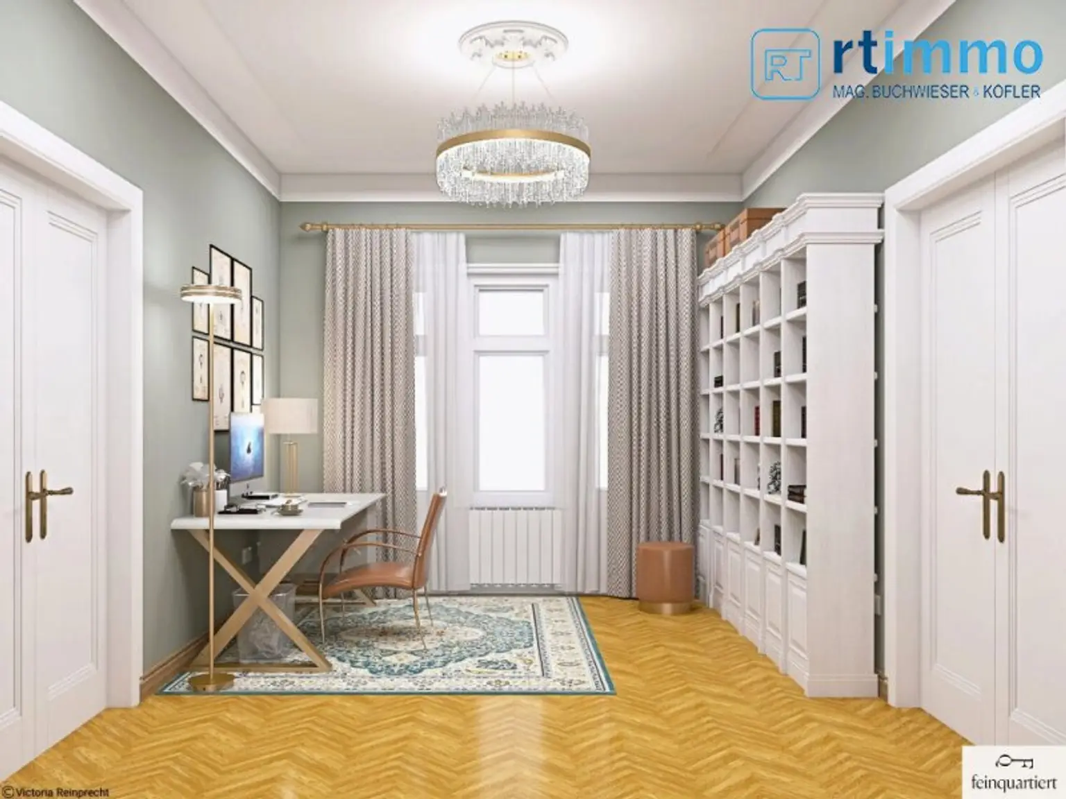 U-BAHNNÄHE: ALTBAUCHARME: 4-Zimmer-Wohnung in hohem Liftstock und Ausblick