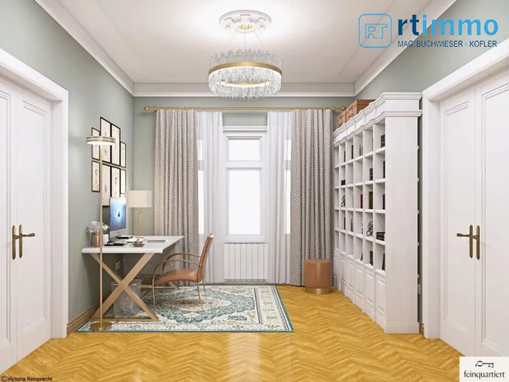 U-BAHNNÄHE: ALTBAUCHARME: 4-Zimmer-Wohnung in hohem Liftstock und Ausblick