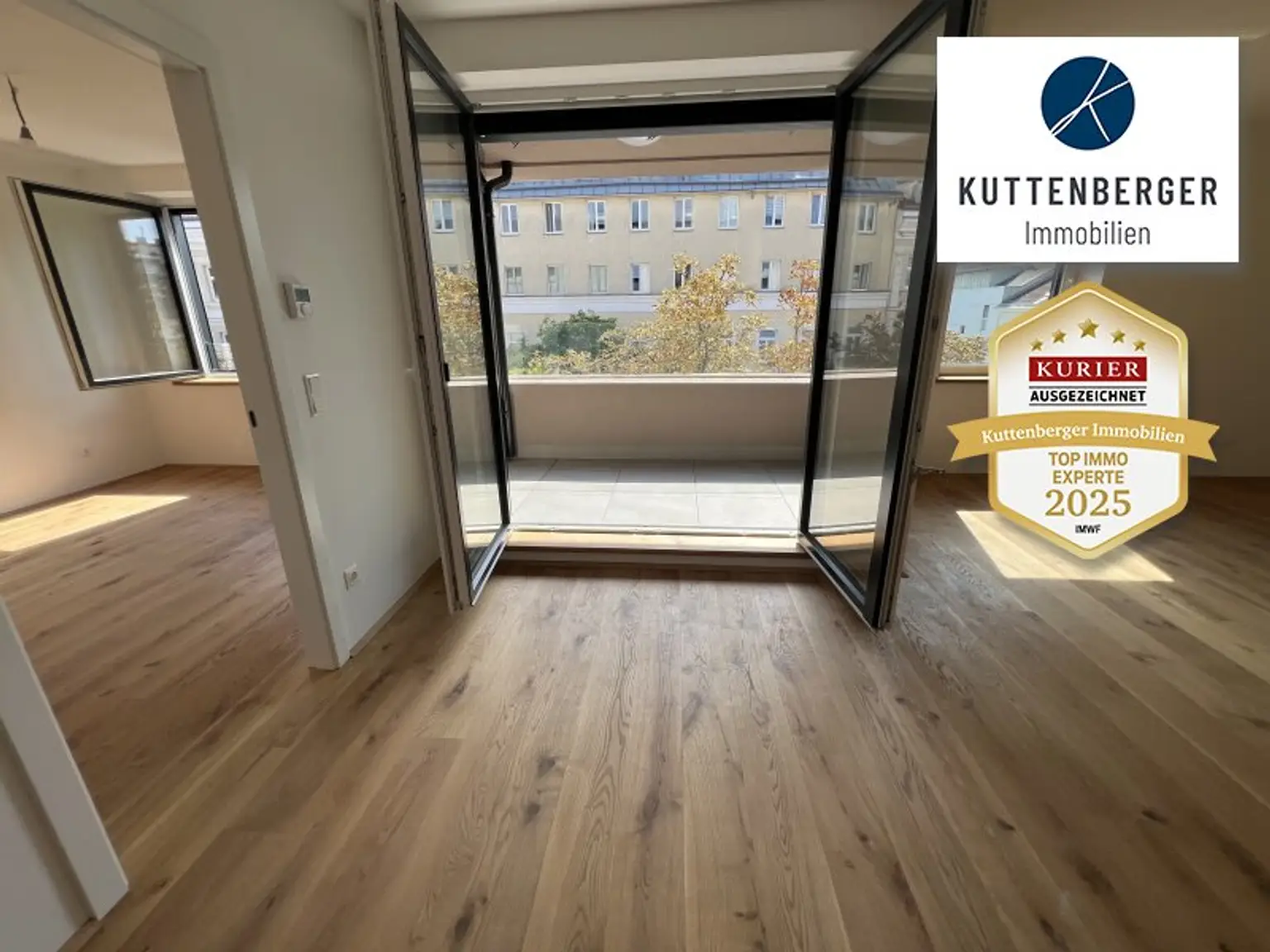 *Superprojekt: ''Über den Baumwipfeln" Top 44 Erstklassige 2-Zimmer Loggia - Wohnung + TRAUMHAFTE SÜDAUSRICHTUNG mit Blick auf die Kastanienbäume