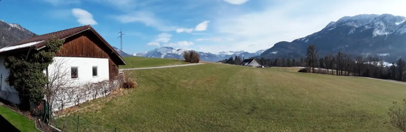 Eine Wohnung mit Garten, zwischen Strobl und Bad Ischl.