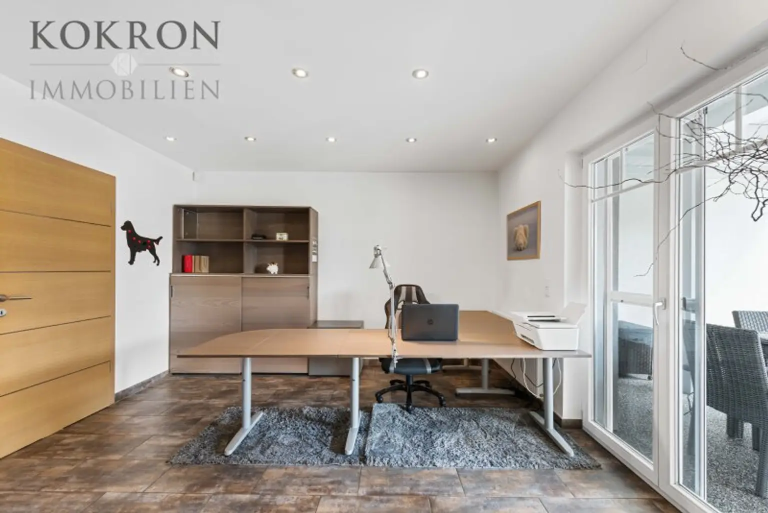 Arbeitszimmer im "alten" Teil - Erdgeschoss