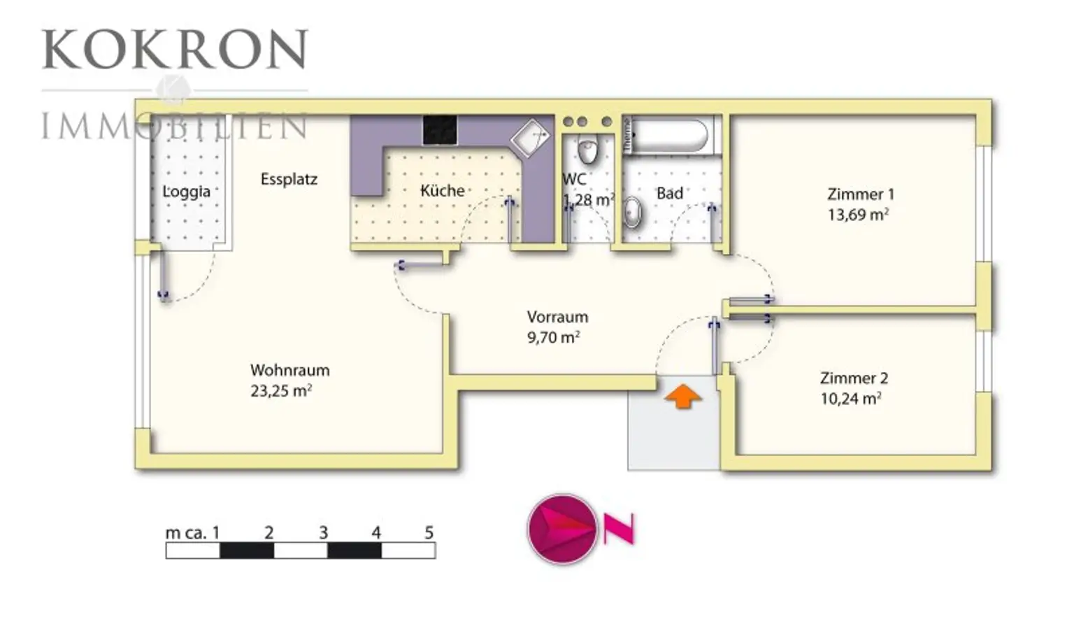 Grundriss (Original im Exposé auf Anfrage)