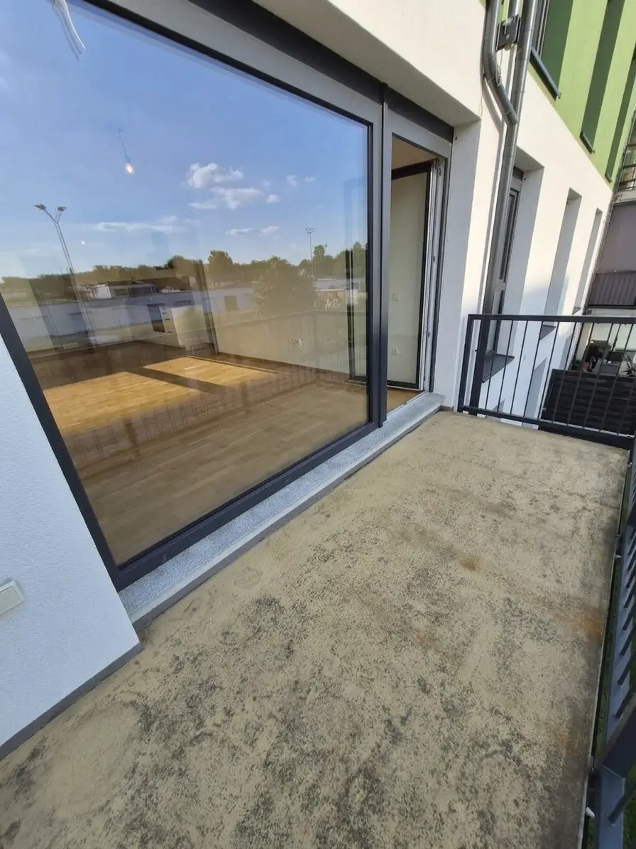 Neubau: Ca. 76 m² Wohnung mit Balkon