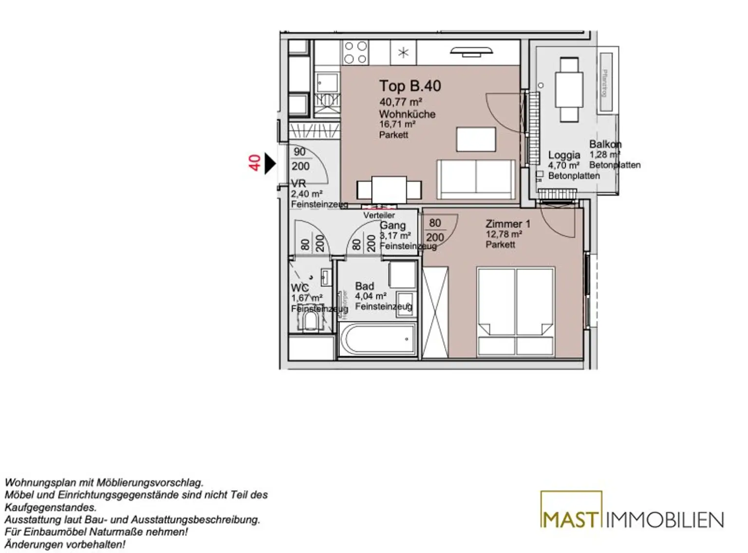 *Ende 2026* Provisionsfreie 2-Zimmer Wohnung im 5. Stock unweit des Donauzentrums!