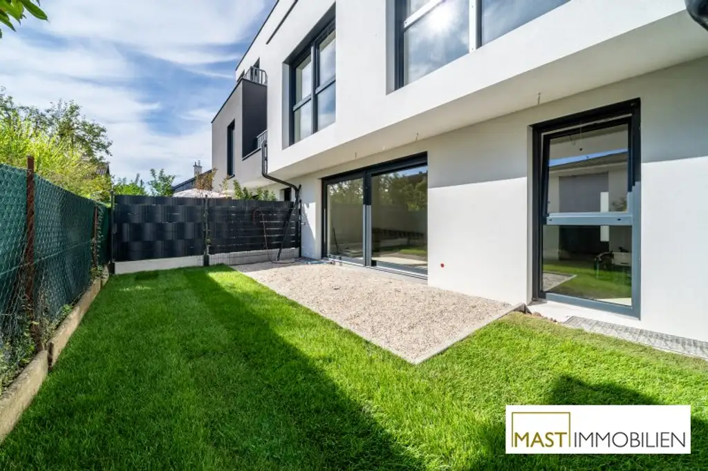 4 Etagen Wohnkomfort! Attraktives Reihenhaus mit Garten, 2 Terrassen & traumhaftem Ausblick – in ruhiger Lage im 22. Bezirk