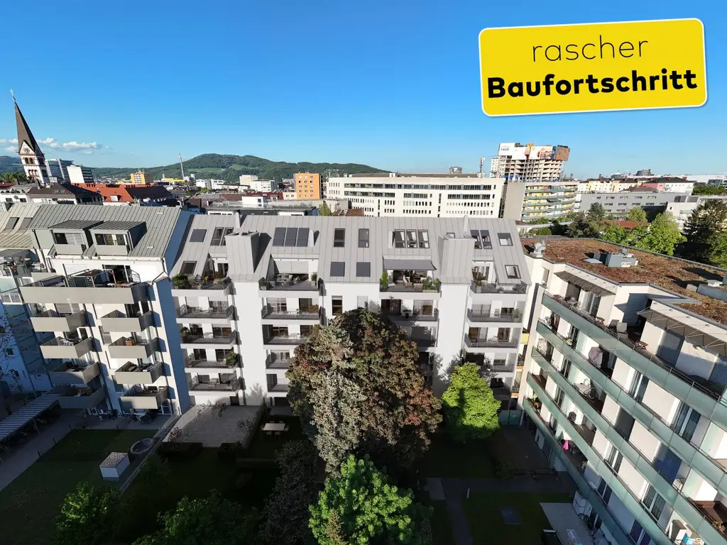Rascher Baufortschritt! "PILLmein" - 2 Raumwohnung mit 10 m² Loggia (Top 2.10)