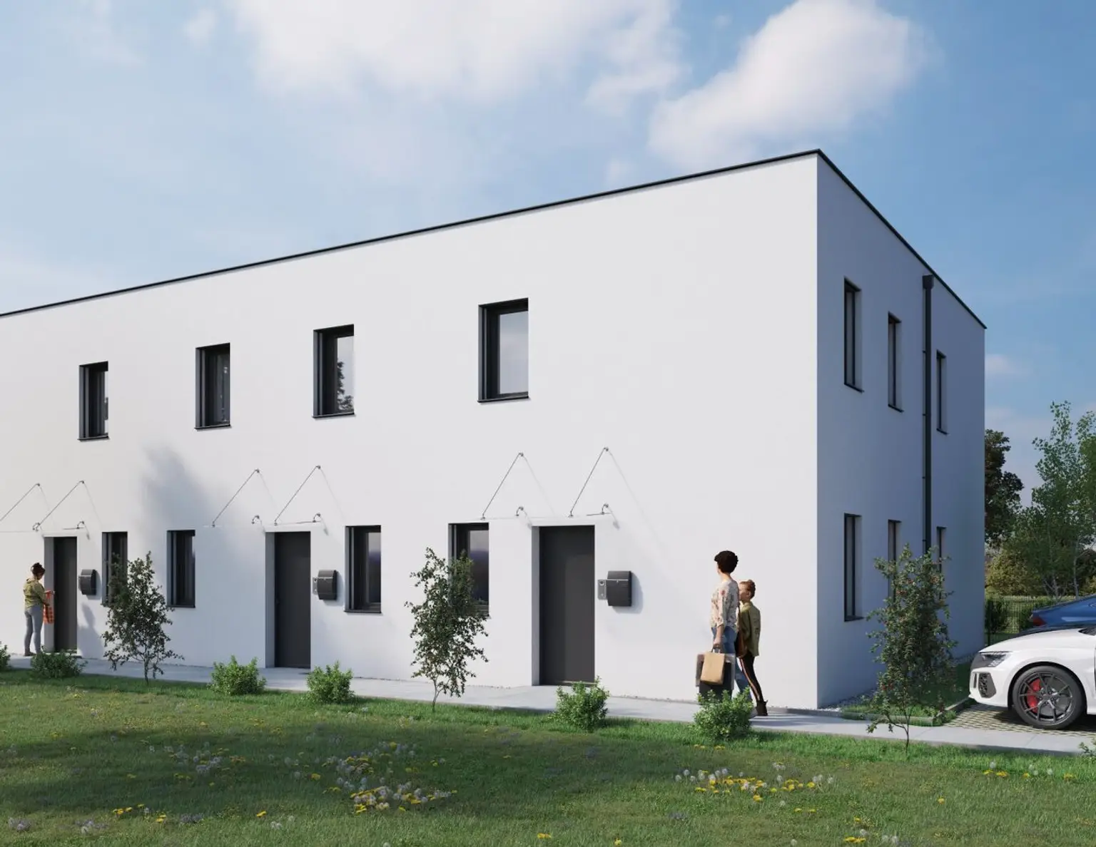 Hochwertiges Reihenhausprojekt in zentraler Lage von Linz - Ökologisch und modern