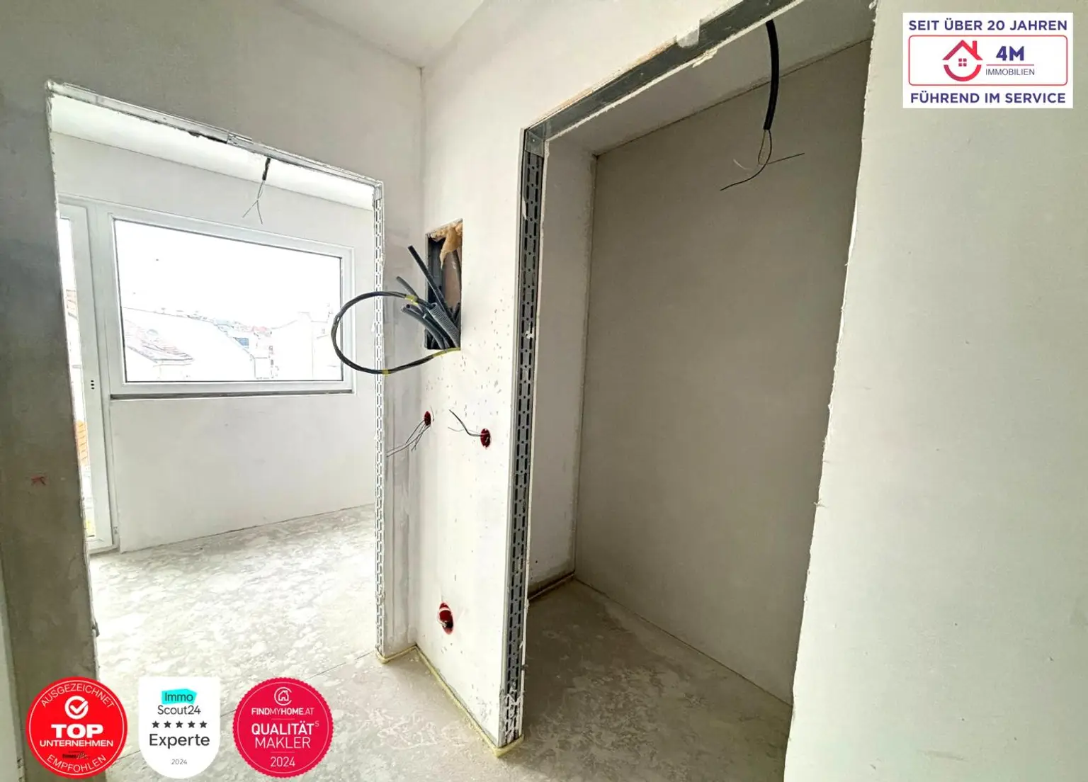**AIRBNB & KURZZEITVERMIETUNG** Attraktive 2-Zimmer-Wohnung mit Balkon – 51,48 m² + 2,15 m² Balkon | 3. Obergeschoss (Neubau) | Erstbezug
