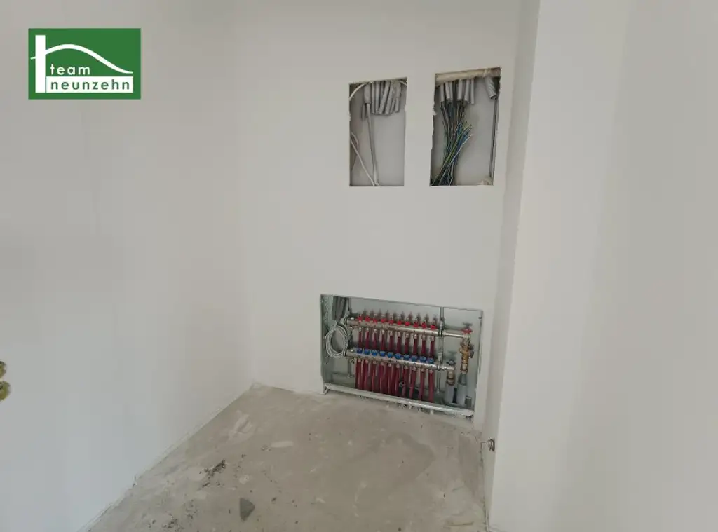 Erstklassige 3-Zimmer-Wohnung mit traumhafter Dachterrasse (54m2) - inklusive Klimaanlage und Sonnenschutz - Ruheoase: FLORIANI – Quartier am Tullnerfeld