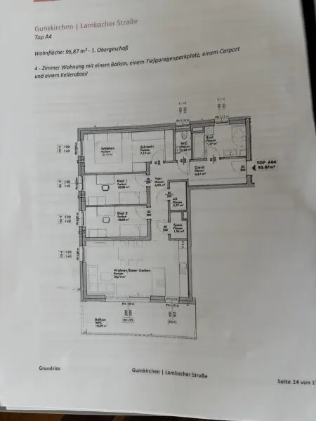 Neuwertige 4-Zimmer-Wohnung mit Terrasse in Gunskirchen – Wohnen mit Komfort und Stil!