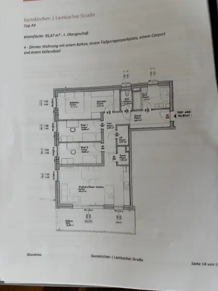 Neuwertige 4-Zimmer-Wohnung mit Terrasse in Gunskirchen – Wohnen mit Komfort und Stil!