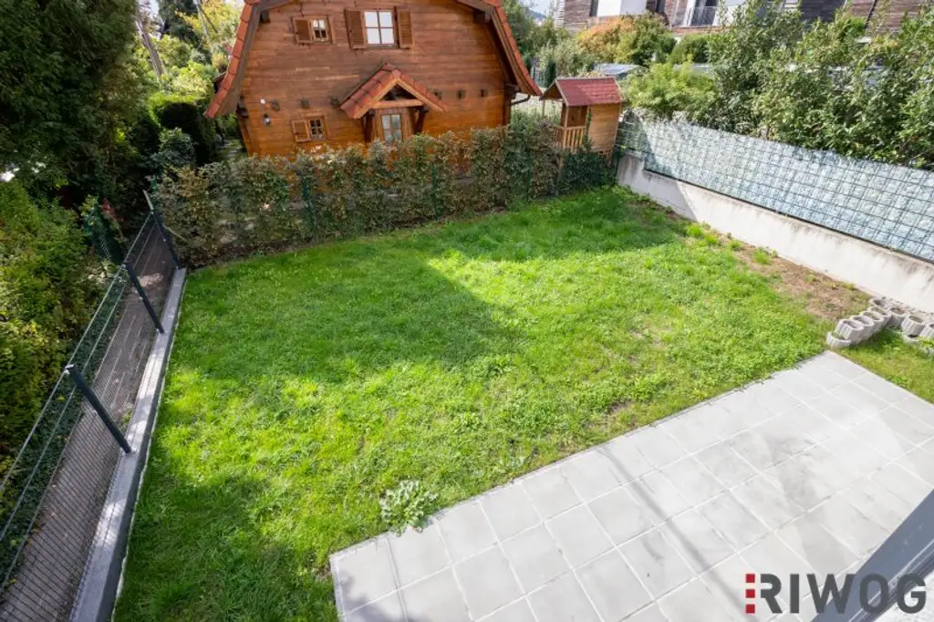 MINI VILLA AM HACKENBERG MIT CA. 37m² DACHTERRASSE UND IMPOSANTEM WEITBLICK AUF DIE CITY - EIGENGRUND IM KLEINGARTEN - GANZJÄHRIG BEWOHNBAR