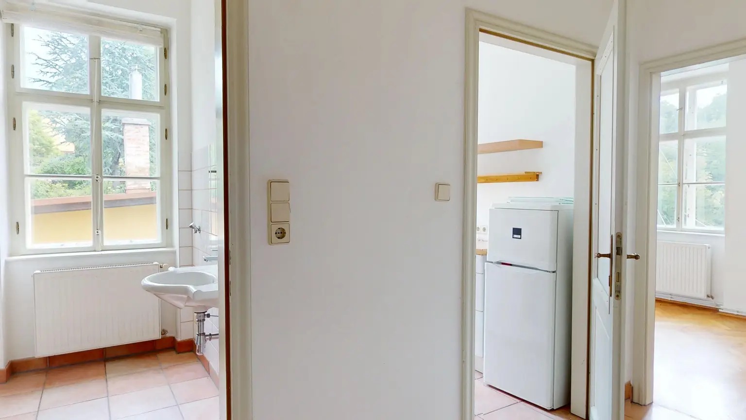 Wolfersberggasse: Entzückende kompakte 1 1/2-Zimmerwohnung mit Veranda - gute Verkehrsanbindung