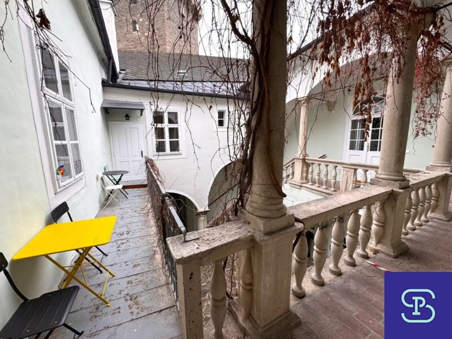 Außenbereich Innenhof