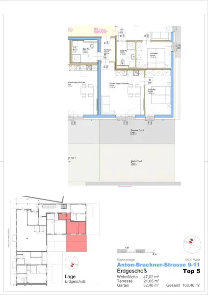 ERSTBEZUG - NEUBAU - Wunderschöne Wohnungen mit eigenem Tiefgaragenplatz im Stadtteil Neustadt