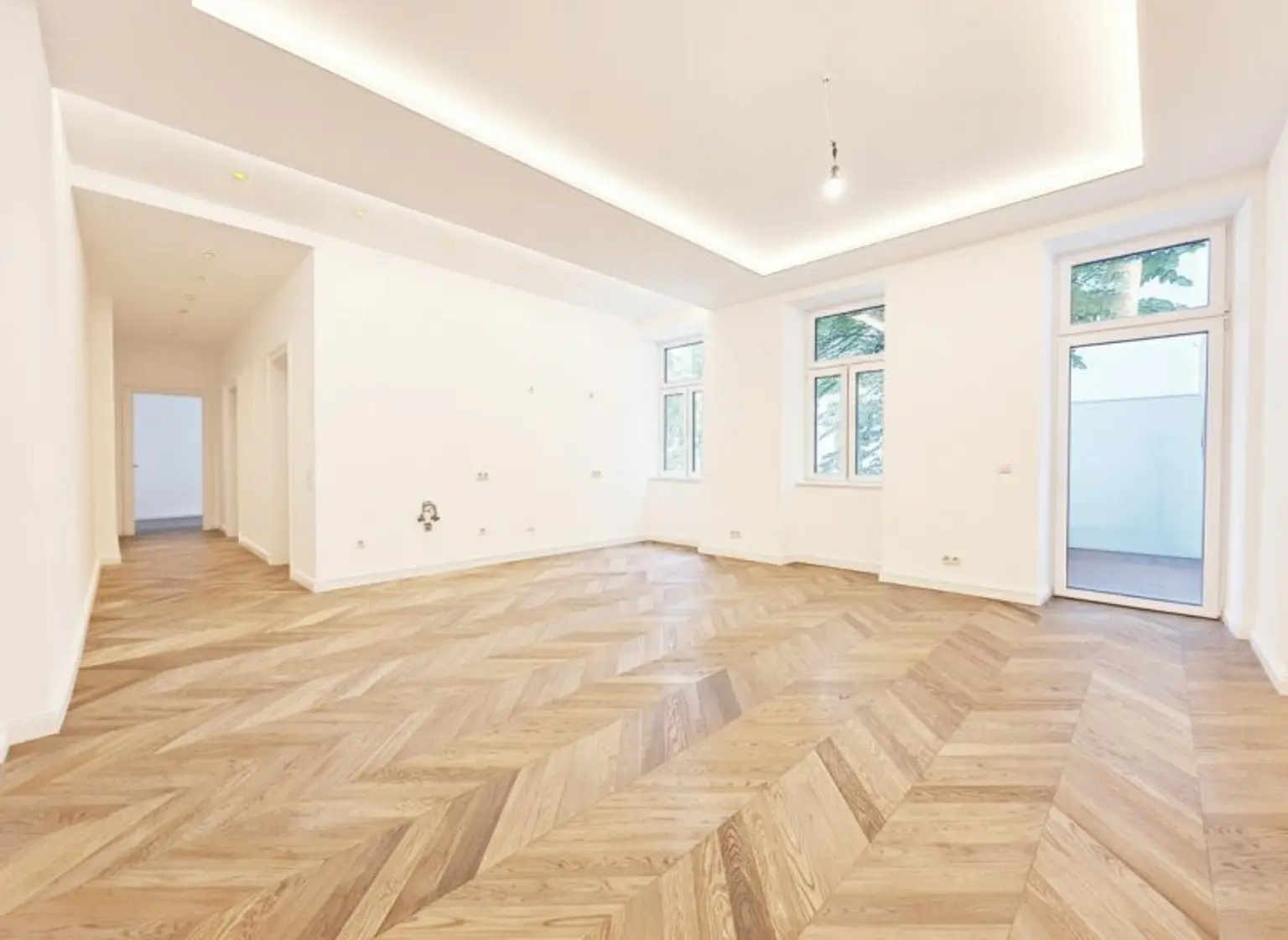 ++NEU++ Premium-Erstbezug 4-Zimmer-Stilaltbau plus 2 BALKONEN mit luxuriösem Finish! ++Absolut ruhig gelegen in Top Location NÄHE Urania! U-Bahn & CAT ++