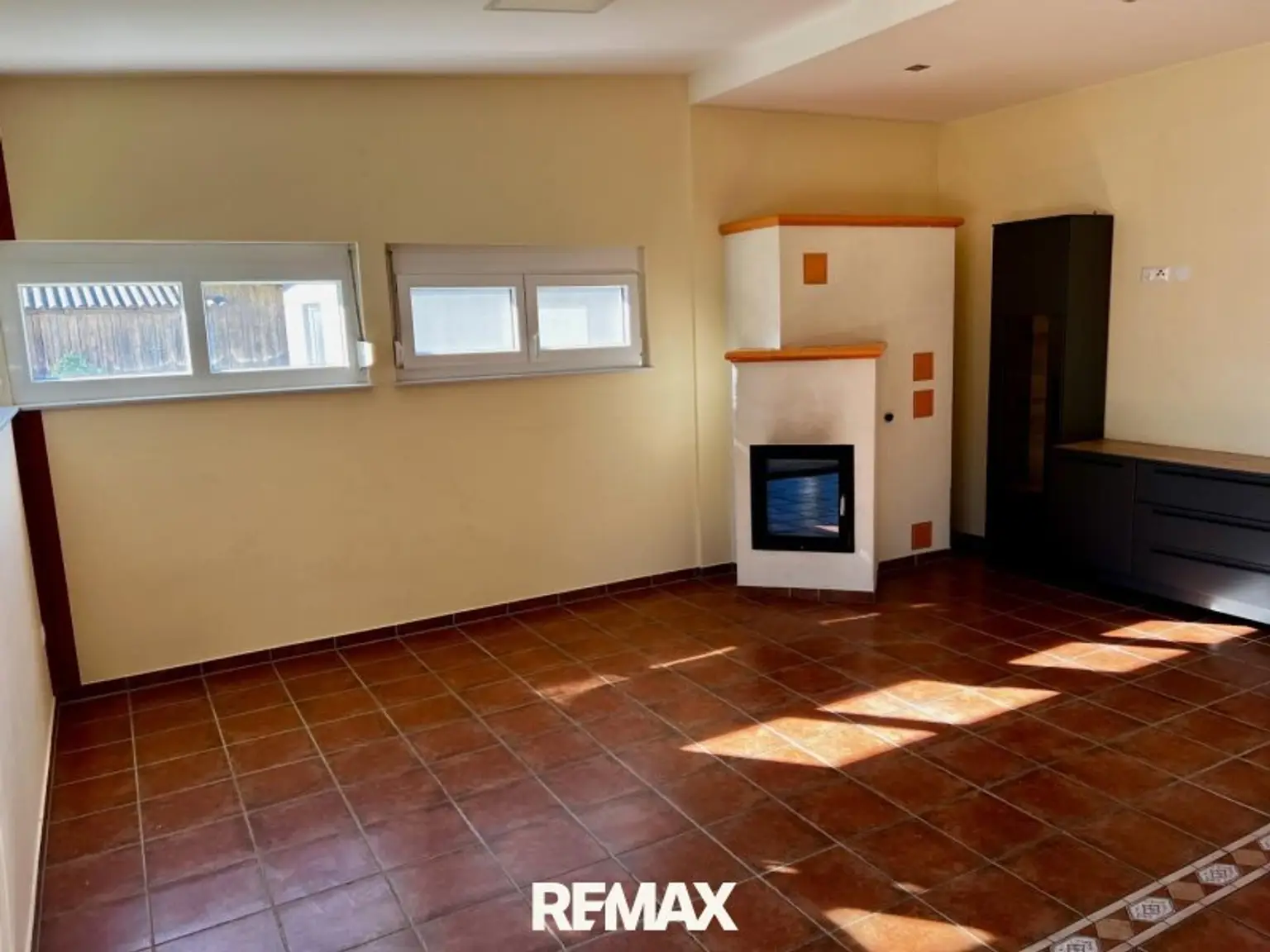 Wohn-, Essbereich inkl. Kaminofen