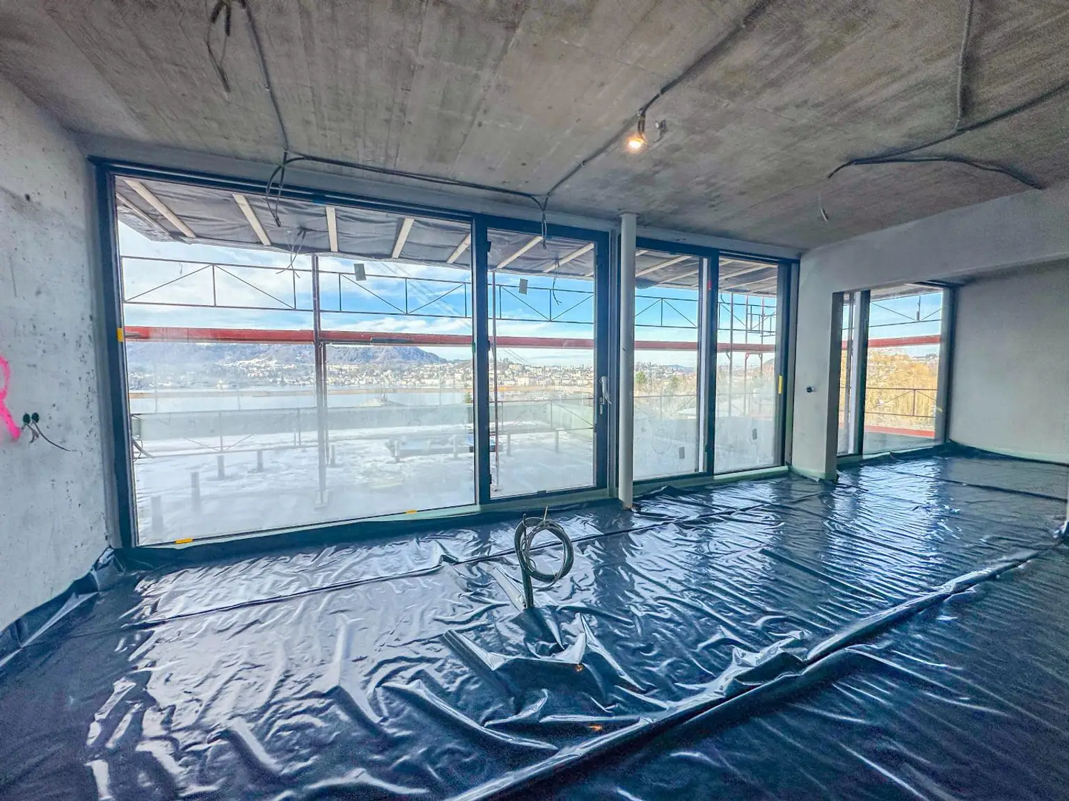 Innenausbau in vollem Gange