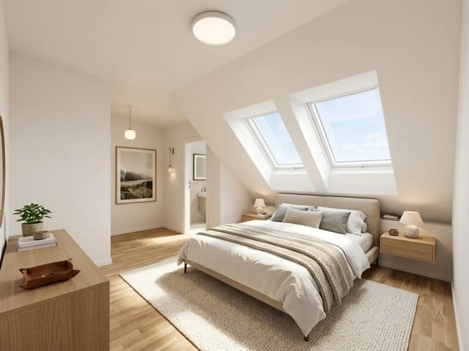 Schlafzimmer im DG