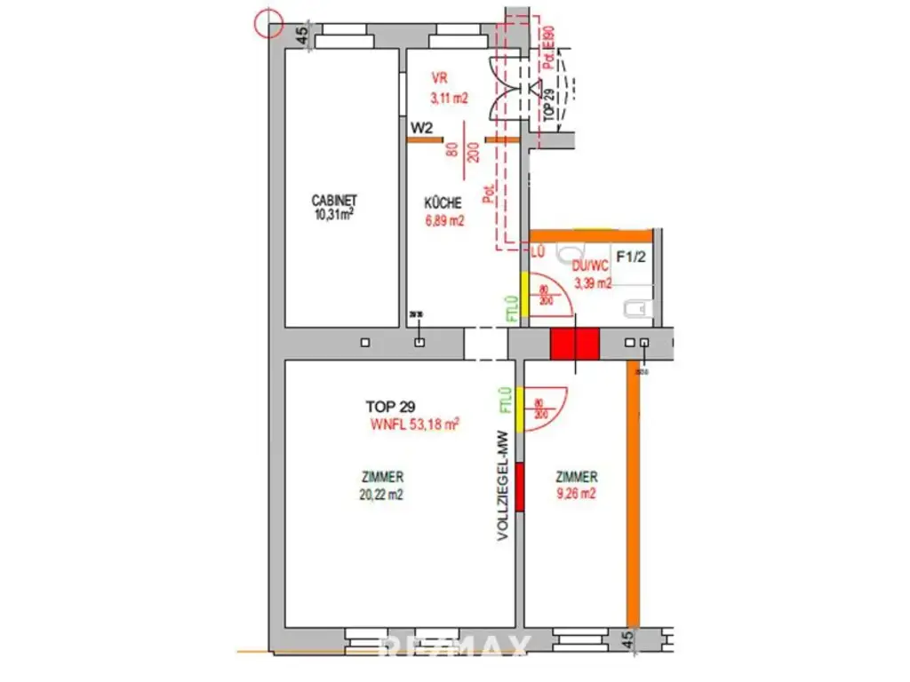 Perfekt geschnitten: Frisch sanierte 3-Zimmerwohnung in bester Lage in 1150 Wien
